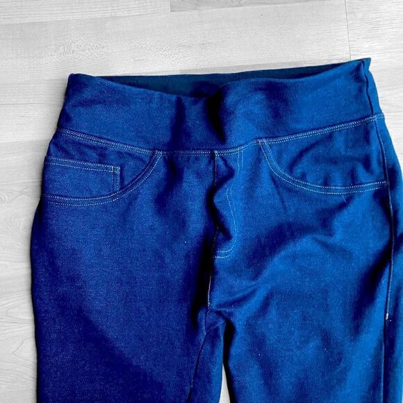 Assets by Spanx Denim Leggings Size Medium - Picture 4 of 5
